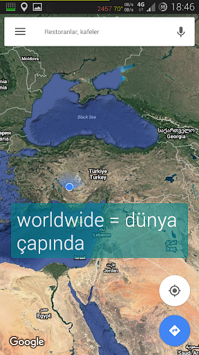 Android application İngilizceyi Zorla Ezberletici screenshort
