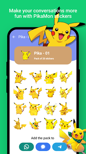 Screenshot of Pika Mon Stickers for WA