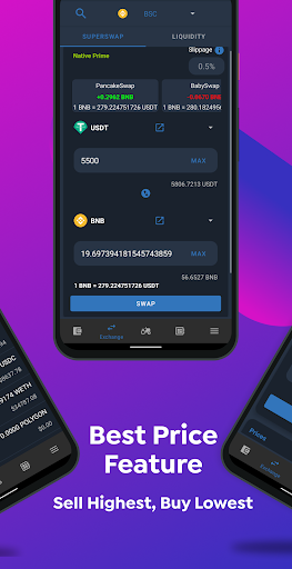 NativeFinance - Wallet & DEX Screen 3