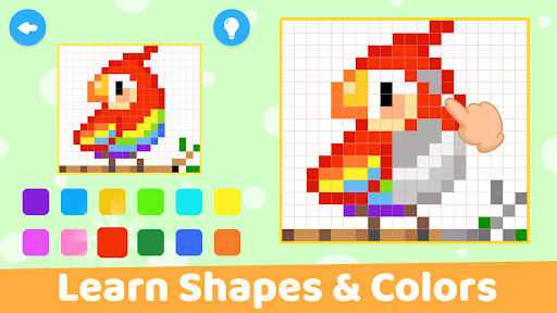 Kids Pixel Art Coloring Games screenshot 1