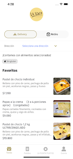 Android application La Punta screenshort