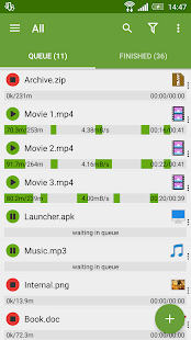 لقطة شاشة لبرنامج Advanced Download Manager