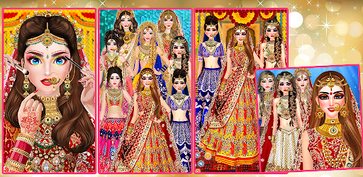 Android application Indian Wedding Girl Dress up screenshort