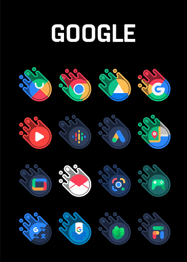 Android application Meteoroid - Icon Pack screenshort