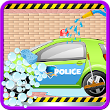 Police Car - Wash Games icon