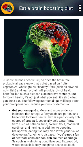 Brain Foods Screen 3
