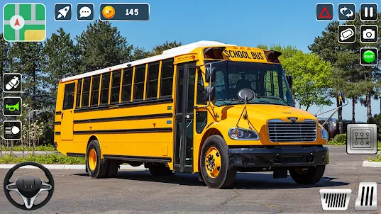 School Bus Coach City Game