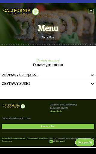 California Sushi Bar