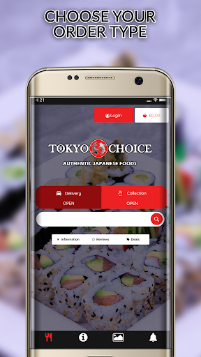 Android application Tokyo Choice screenshort