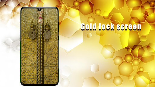 Gold Lock Screen Screenshot 2 - AppWisp.com