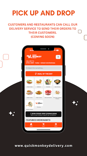 QUICK Monkey Delivery Screen 3