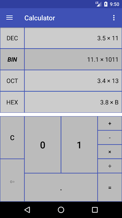 Binary Calculator - 2.1.3 - (Android)