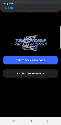 Android application Trackside Validation screenshort