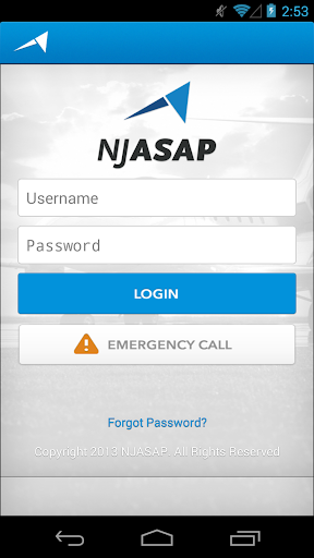 Android application NJASAP screenshort