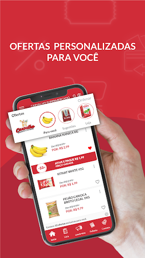 Android application Carvalho Supermercado screenshort