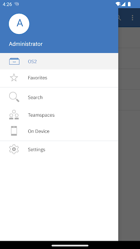 Android application IBM Navigator Mobile screenshort