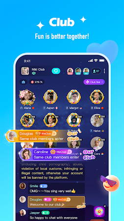 Game screenshot Niki Live - Live Party & Club hack