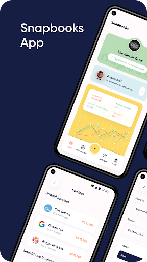 Android application Snapbooks Digital Accountant screenshort