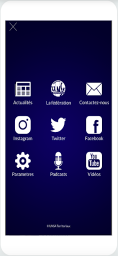 Android application FÉDÉRATION UNSA TERRITORIAUX screenshort