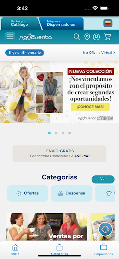 Android application Novaventa.com screenshort