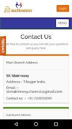 SK Matrimony - Chennai Tamil Peoples Marriage App