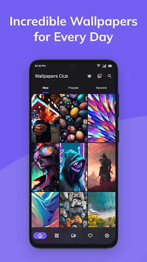Android application Wallpaper 4K - Wallpapers Club screenshort