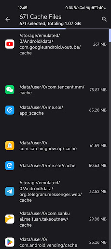 MaterialCleaner Screen 2