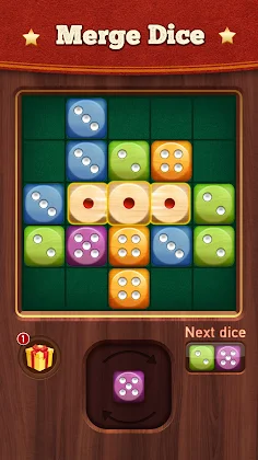 Woody Dice Merge Puzzle - Screenshot 1