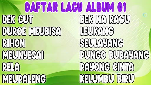 Album Lagu Aceh Ramlan Yahya Screen 2
