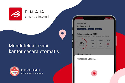 eNiaja Smart Absensi Kota Maka Screen 2