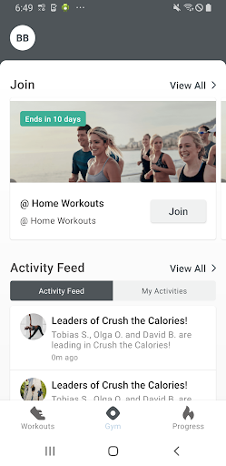 Alfa Fitness Screen 2