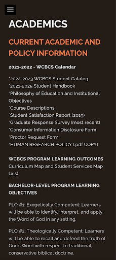 WCBCS Screen 3