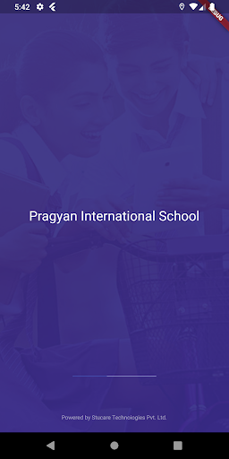 Android application Pragyan International School, screenshort