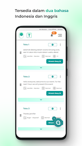 Prosa Text to Speech (TTS) Screen 3