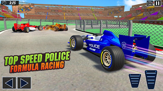 Police Formula Car Derby Games Mod APK 1.5 (Unlimited money) Gallery 4