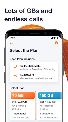 Orange Flex – offer with eSIM Screen 3