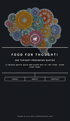Android application FOOD FOR THOUGHT! screenshort