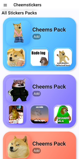 CheemStickers : Doge Stickers Screen 3