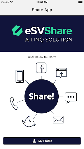Android application eSVShare screenshort