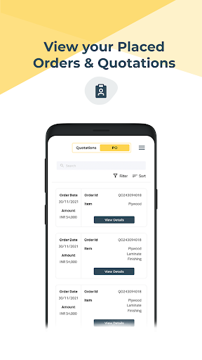 Android application staart - vendor screenshort