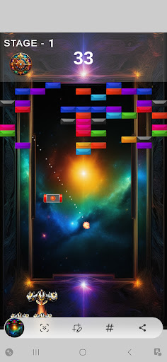 Space Brick Out Screen 3