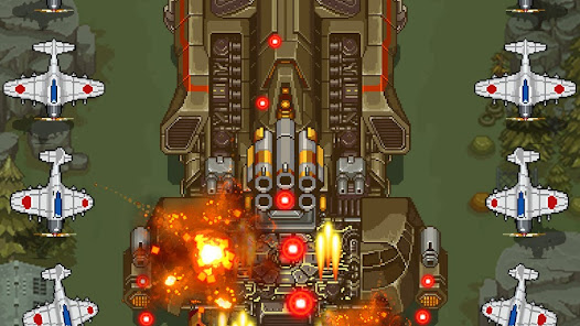 1945 Air Force v11.66 MOD APK (Unlimited Money, VIP, Immortality, Fuel) Gallery 2