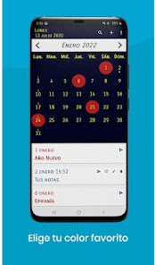 Captura de Pantalla 10 Calendario Español Festivos android