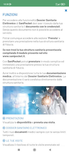 SaniPocket Screen 2