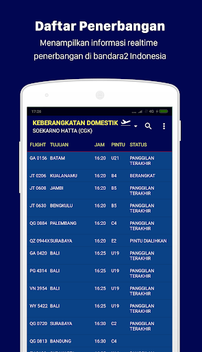 Android application Info Penerbangan screenshort