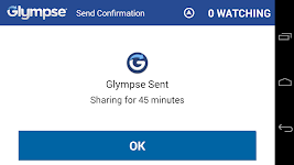screenshot of Glympse for Auto - Share GPS