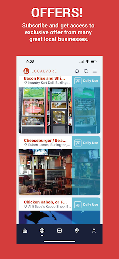 Localvore Screen 2