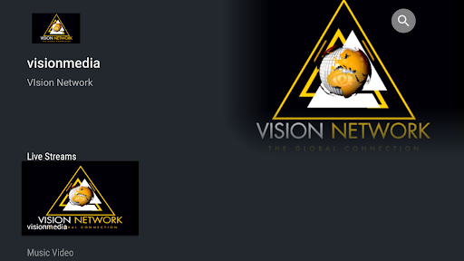 Android application Vision Network screenshort