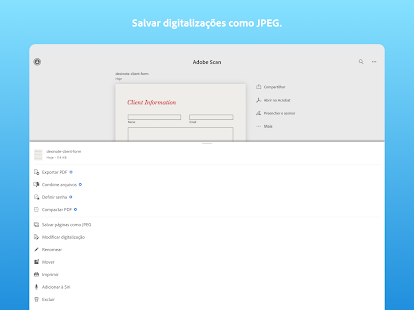 Adobe Scan: PDF Scanner e OCR Screenshot