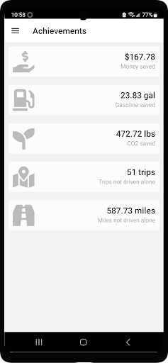 TripLogger App Screen 2